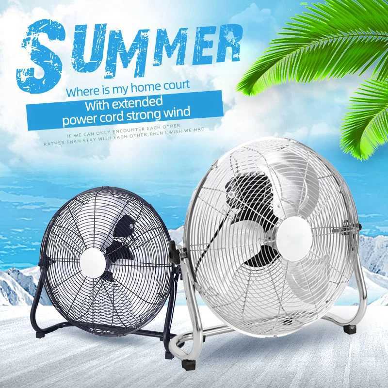 Floor To Ceiling Fan Household Desktop High-Power Fan Industrial Floor To Ceiling Fan Powerful Desktop Fan Adjustable Wind Speed Z250214