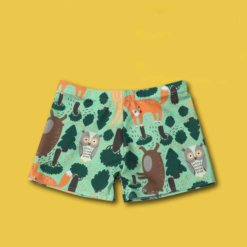 New Children Swimming Trunks Quick-drying Shorts Kids Cartoon Bathing Suits Boy Swimsuit Summer Beach Swimwear W250214