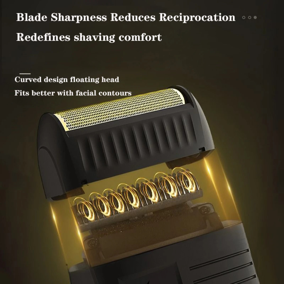 VGR Razor Rechargeable Razor Professional Beard Trimmer Electric Trimmer Reciprocating Shaver Finishing Shaver for Man V-375 250211