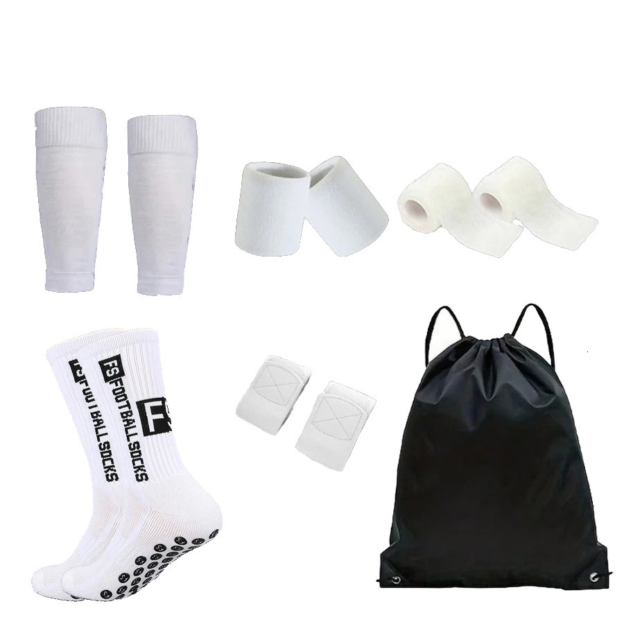 8-piece set of FS sports socks and protective accessories suitable for sports such as football and daily wear 250214