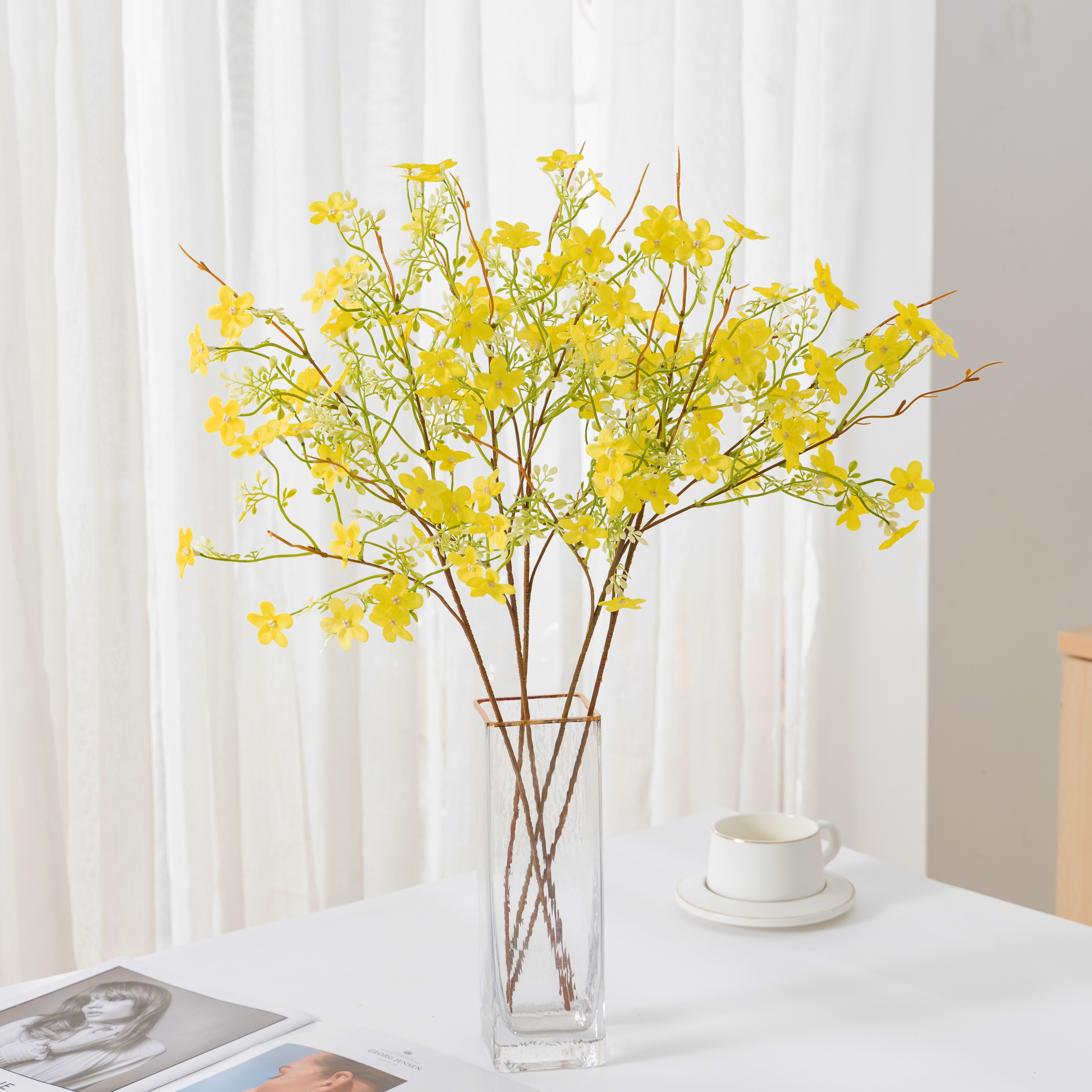 Faux Flowers Crafted from Hundred Flowers Authentic Looking Artificial Greenery for Bridal Settings