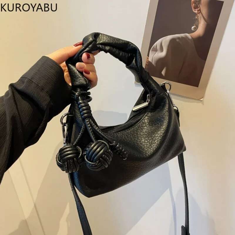 Crossbody Bags For Women Solid Color Elegant Temperament Vintage Fashion 2024 New Arrive Spring Summer Versatile Bolsas De Mujer