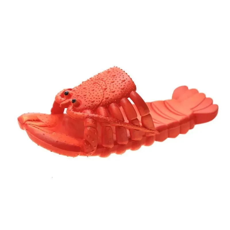 Funny Slippers Man Footwear Family Shoes Parent- Sandals Plus Size 24-47 Summer Beach Shoes Boys Unisex Fish Slippers 250213