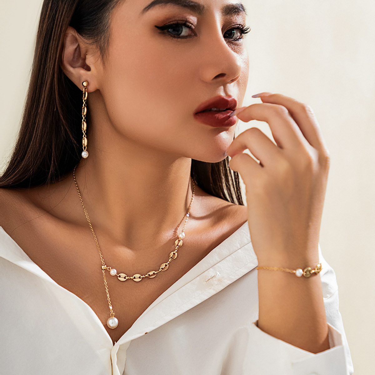 women fashion Jewelry minimalist, fresh, ral, collarbone chain versatile, dopamine, niche daisy necklace