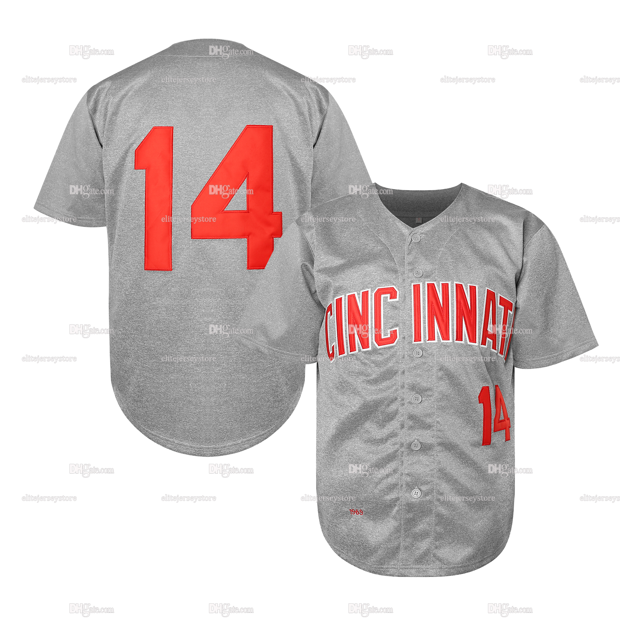 In Stock Elly De La Cruz Pete Rose Bench Ken Griffey Jr Throwback Baseball Jersey 100% Stitched Fast Shipping Embroidered Letter Number Design