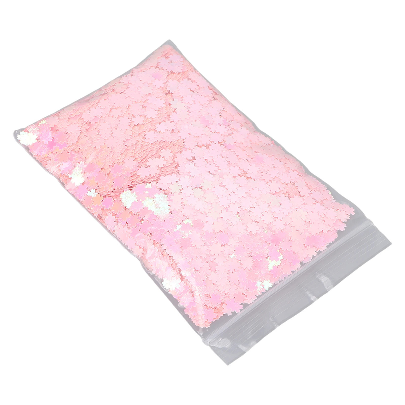 Nail Art Glitter Flakes Cherry Shape Sparkling Manicure Decoration Sequins for Nail Shop Pink 50g 250214