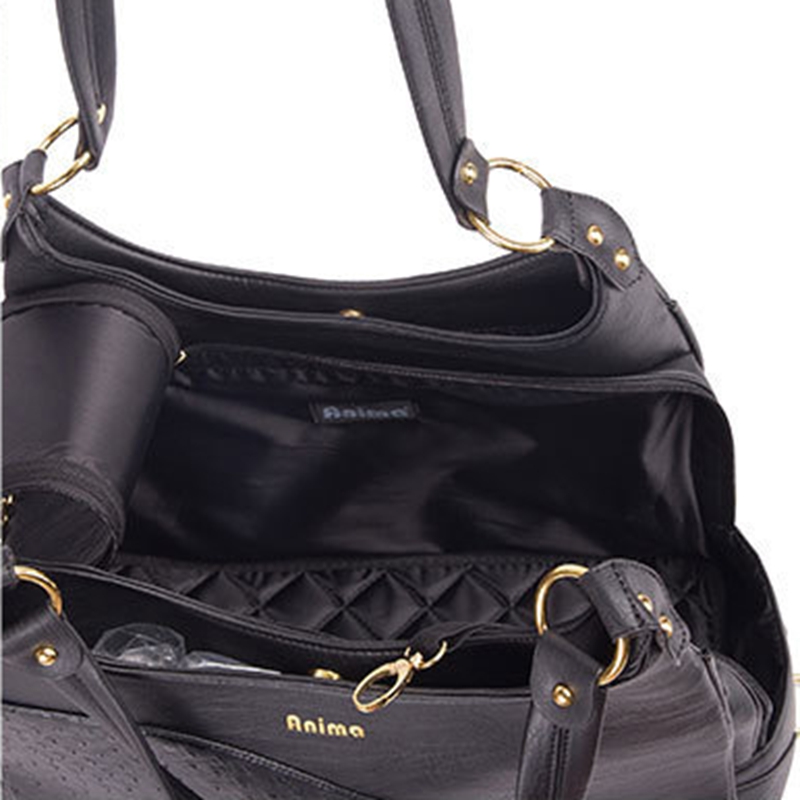 Pet Carrier, Puppy Small Dog Carrier, Cat Carrier, Waterpro Soft Edge Softness PU Leatherr Carrier Handbag with Breathable Mesh for Outdoor Travel Wal