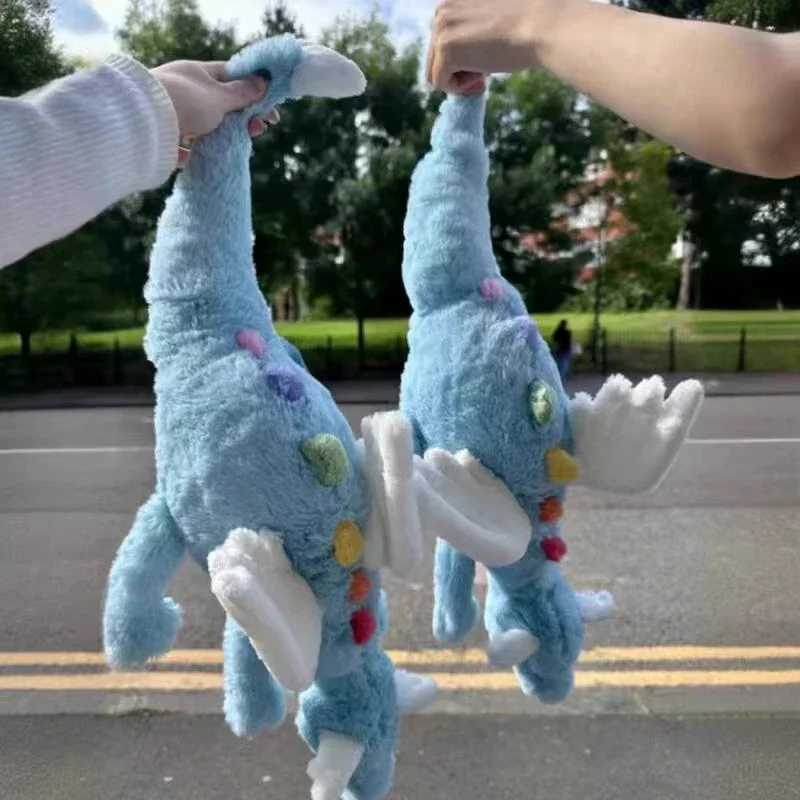 60cm Cartoon Hot Flying Dragon Plush Toy With Wings Rainbow Long Dragon Plush Toy Pillow Gifts For Boy And Girl Room DecorationT250214