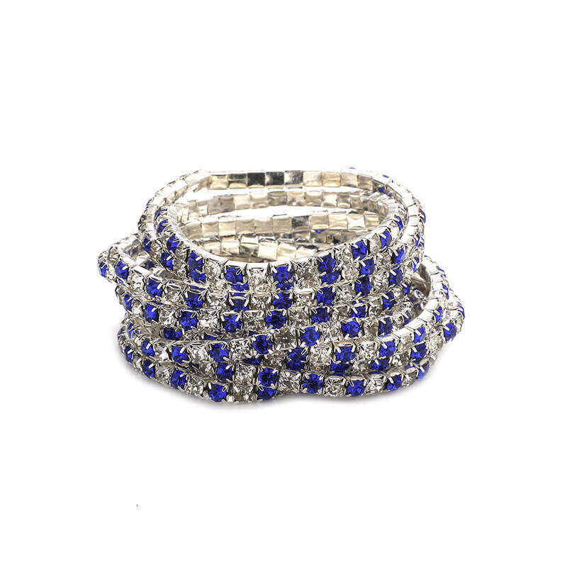 2.0mm Ultra fine Water Bride Korean Edition Single row Sparkg Dia Elastic Crystal Bracelet