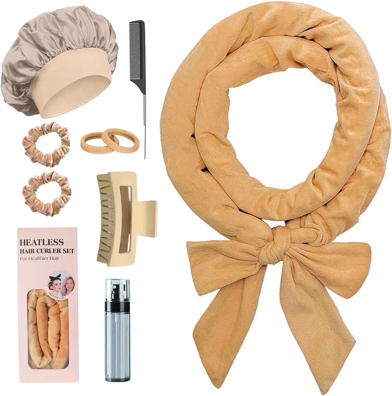 Heatless Curls No Heat Curlers Overnight Heatless Curlers Headband for Women 250214