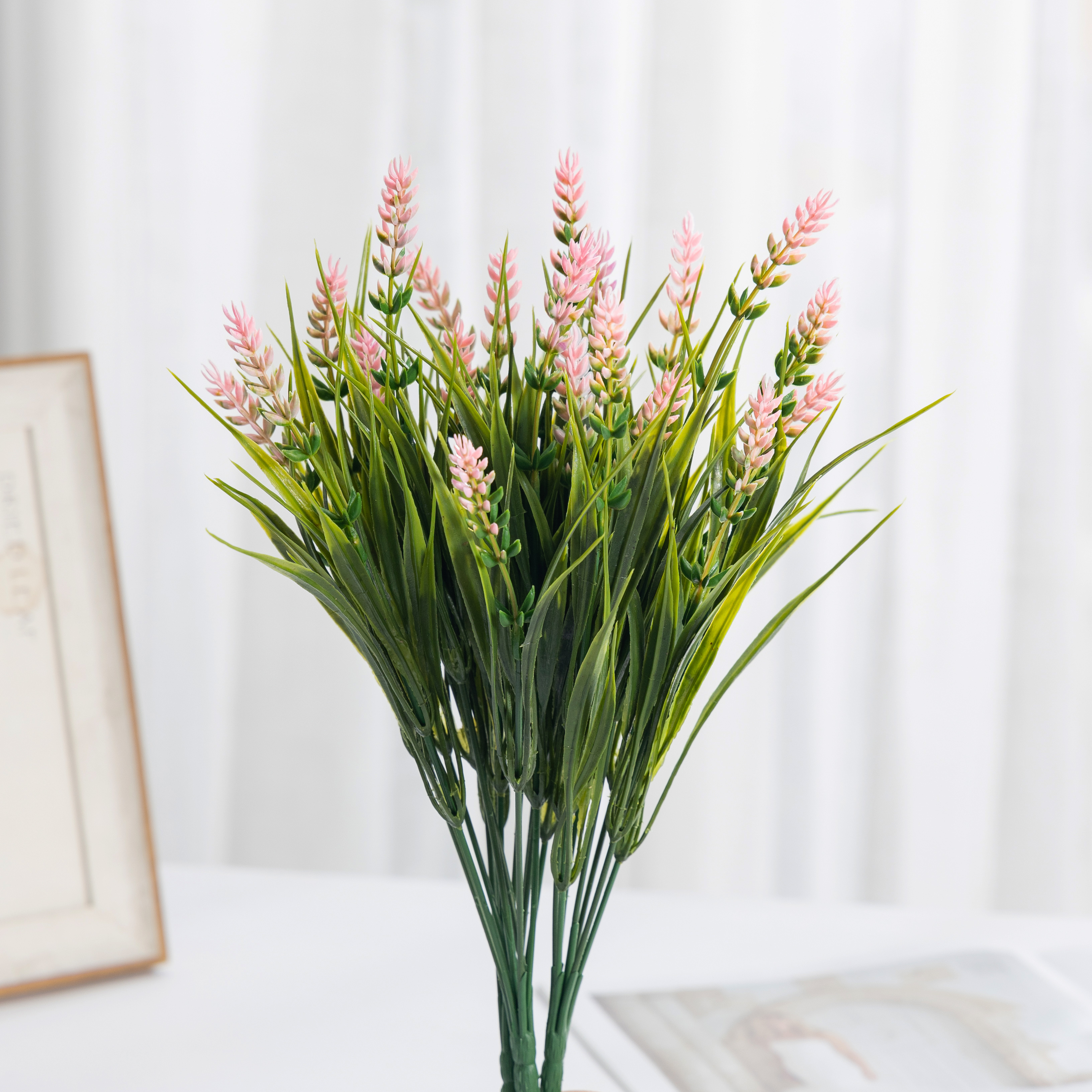 Durable Plastic Wheat Stalk Fake Greenery - Outdoor Showroom Floral Decorations