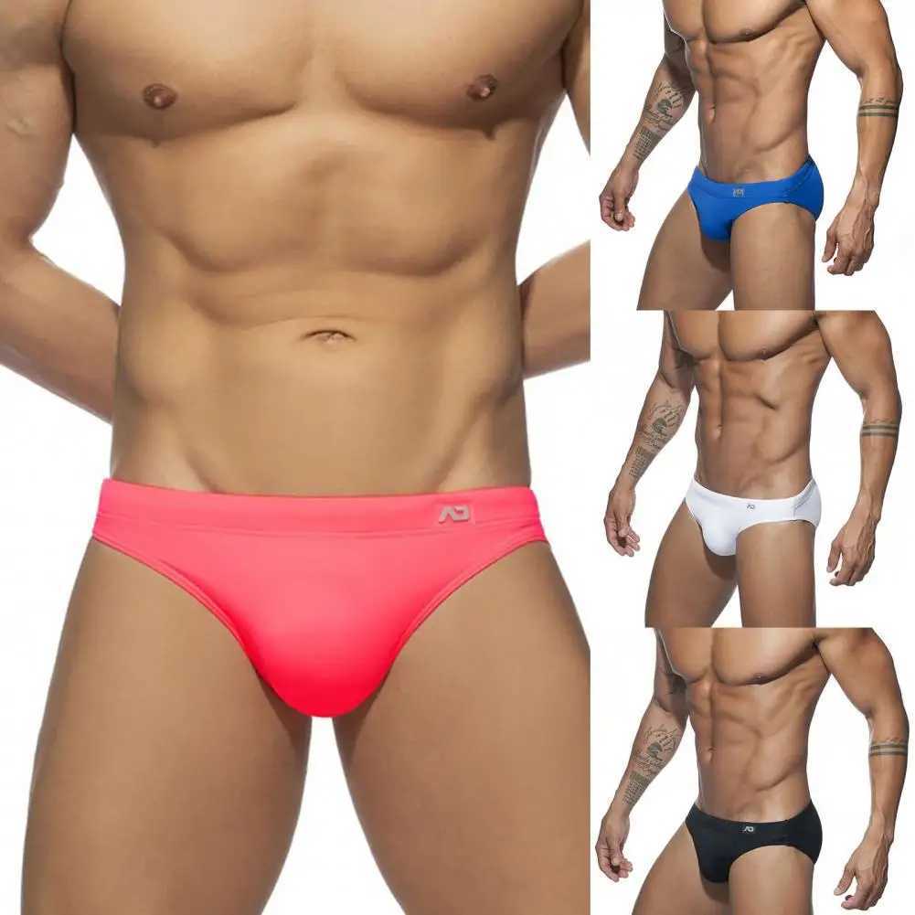 Breathable Trendy Low Waist Summer Men Swimwear Thong Men Swimwear Elastic for Water Sports W250214
