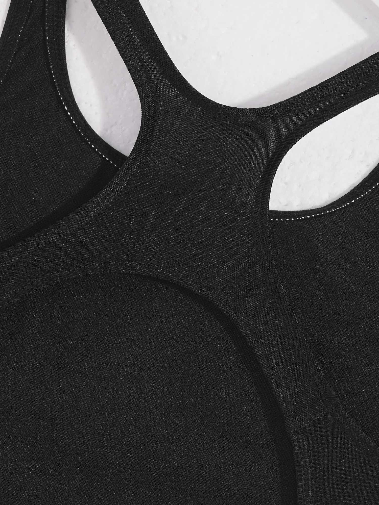 Teens Girls One-Piece Swimwear Swimsuit Fashion Racer Keyhole Back Stretchy Leotard Summer Monokini Bathing Suit 8-16Yrs Z250214