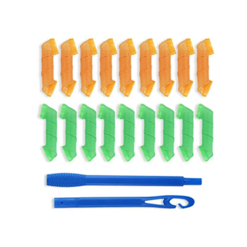 Hair Curler Heatless Hair Rollers Curler Curling Tongs Headband Rods Curls Sleeping Soft Waves Formers No Heat Curls Modeler 250214