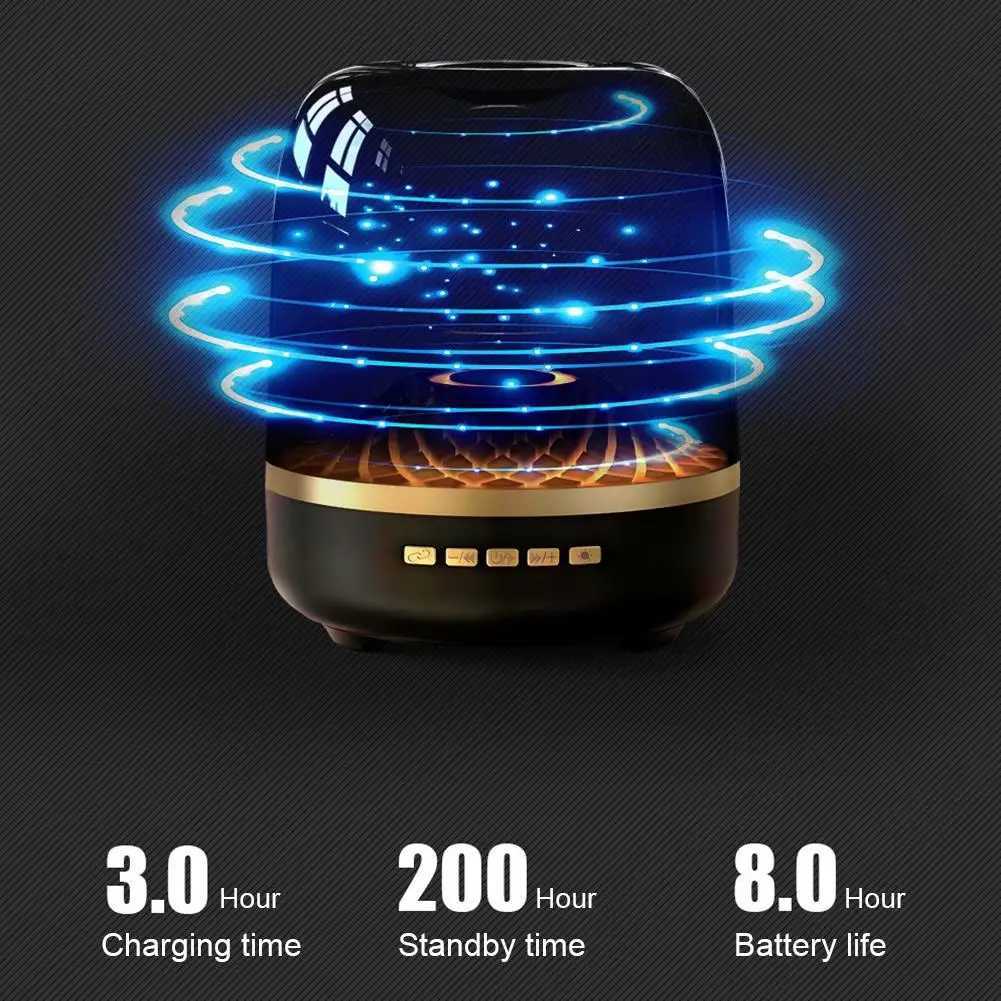 Speaker Large Volume Atmosphere Light Cputer Desktop Gift He Transparent Speaker Z250214