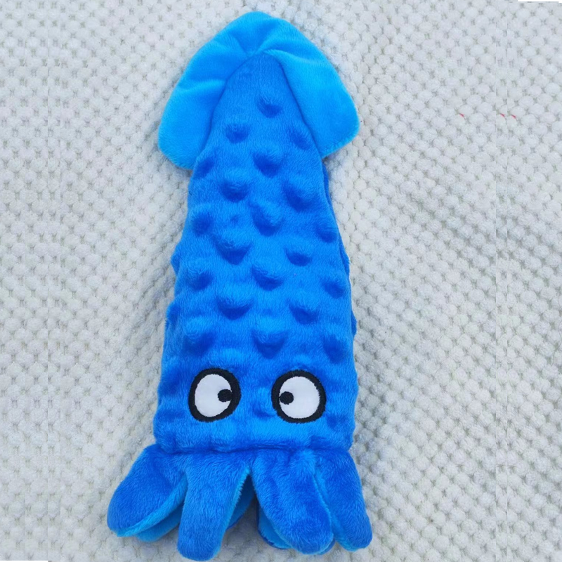 Plush Dog Toys for Small Large Dogs Teeth Cleaning Chew Toy Funny Octopus Shell Squeaky Interactive Pet Toys Supplies