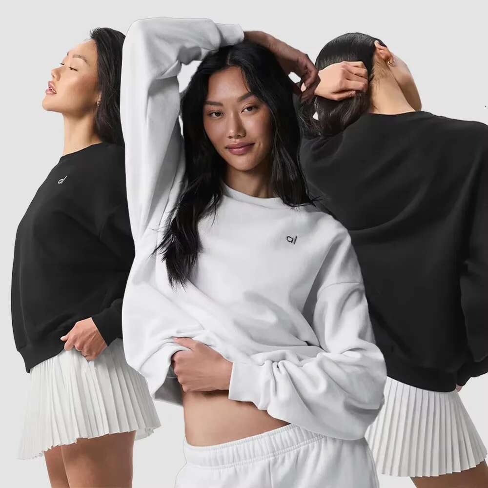Crew Neck Pullover Unisex Style Autumn Winter Soft Yoga Sports Top Women's original yoga sweatshirt