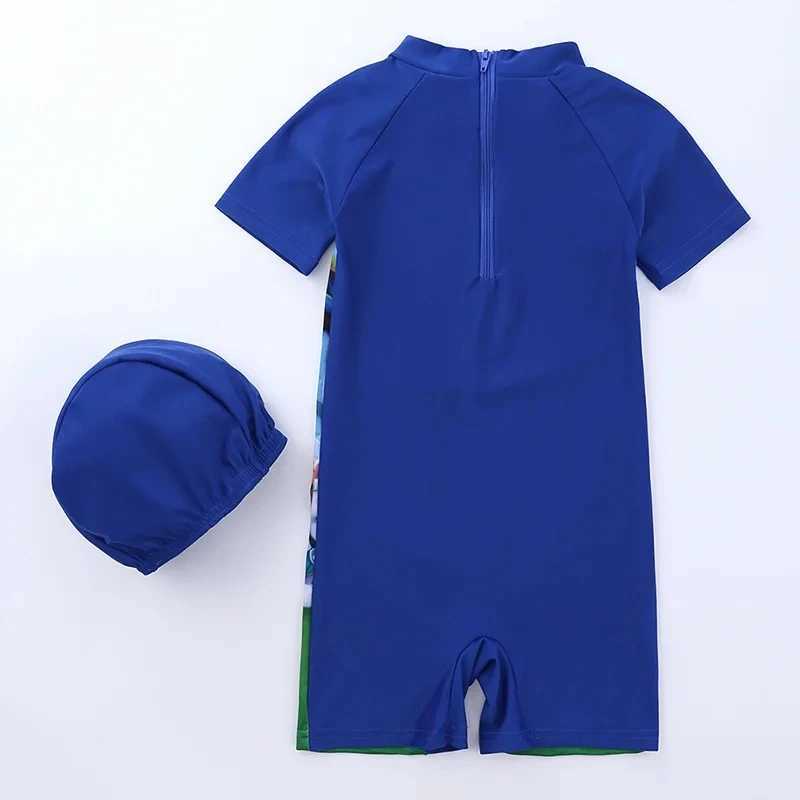 P Patrol Kids One Pieces Swimsuit Print Playsuit Child Short Sleeve Swimwear Beach Bathing Suit Swim Wear boy Grils Gift Z250214