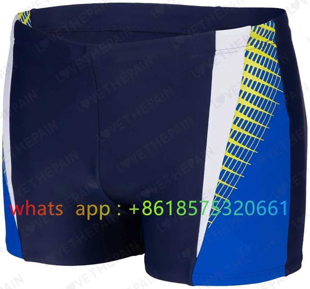 Mens swimming and surfing shorts swimsuit pants professional summer beach tight shorts quick drying surfing sports swimsuit W250214