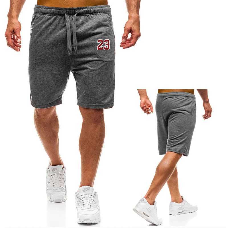 23 Creativity PrintMen Thin Sports Running ShortsSummer Jogging Workout Short PantsDrawstring With Pockets Man Casual ShortsXJ250213