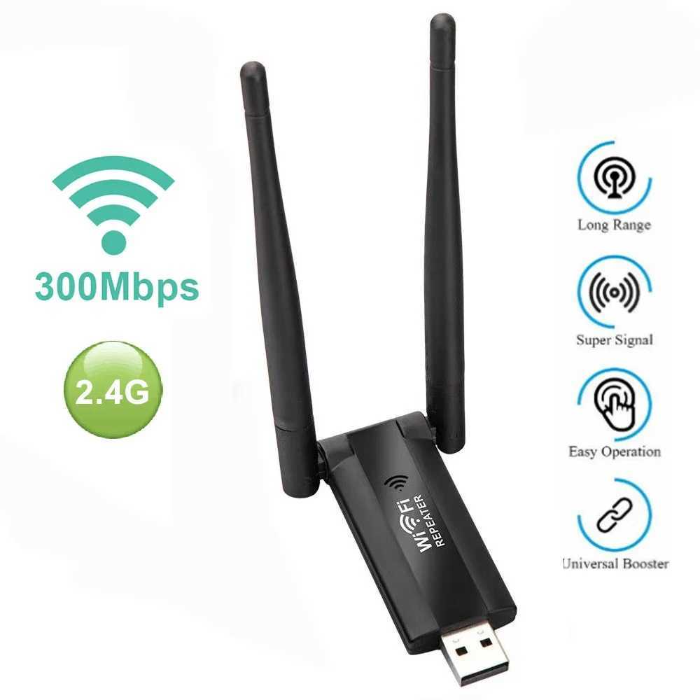 USB WiFi Repeater Wireless Extender Router WiFi Signal Amplifier Booster Long Range Wi-Fi Repeater Access PointXJ250214