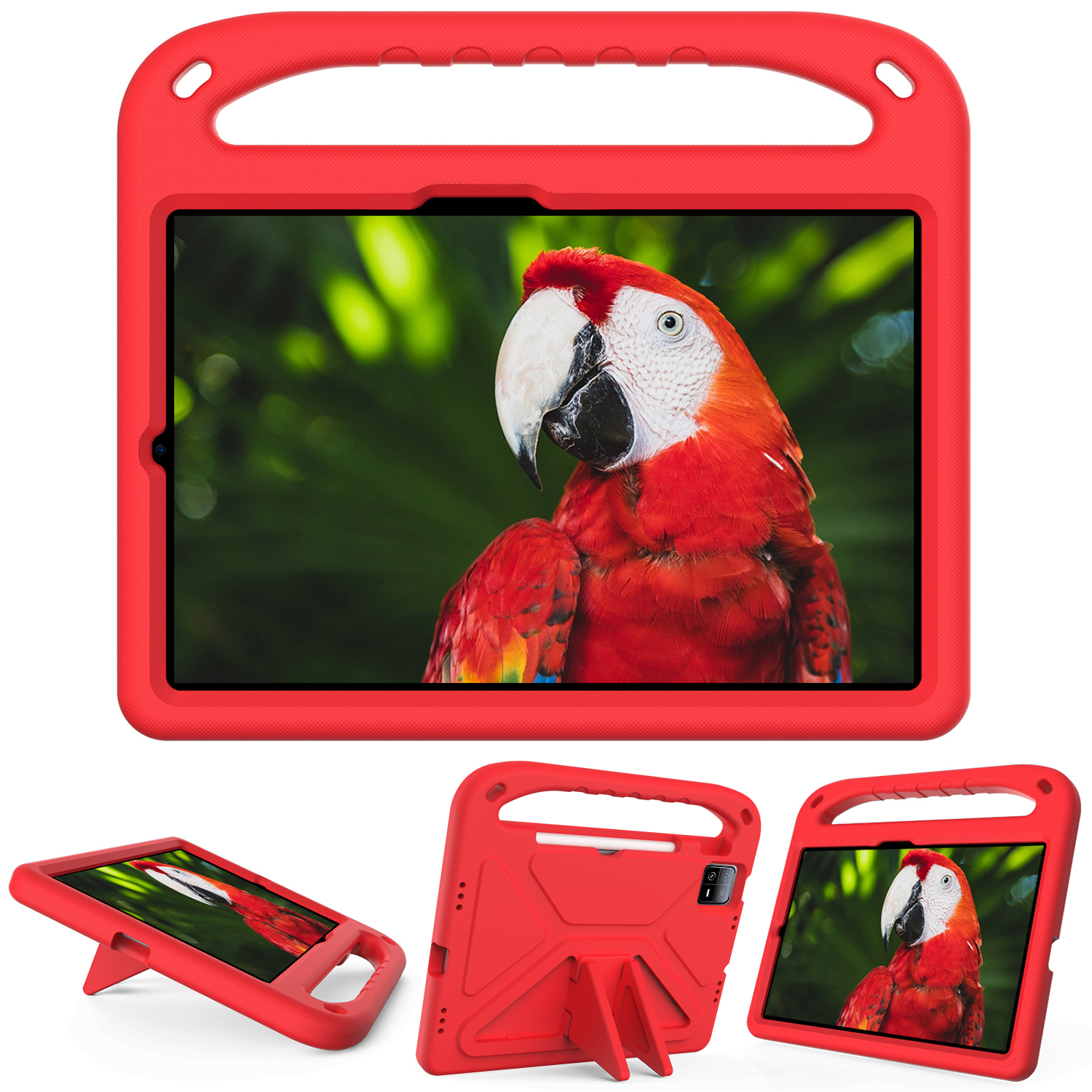 EVA Foam Handle Stand Shockproof Kids Case Rugged For XiaoMi Pad 4 Plus 5 6 7 Pro 11.2 inch 2024 RedMi SE Honor Pad X8 X8A X9 Huawei Matepad T8 M5 M6 