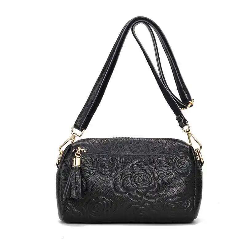 2023 New Korean Trendy Casual Fashion Shoulder Messenger Soft Leather Atmospheric Women's Bag