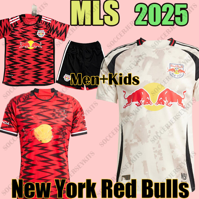 2025 New York Red B ulls 2025 Away Kit soccer jerseys 25 26 M LS JERSEYS home away football shirts tops tee men kids kits 2024 2025 2026