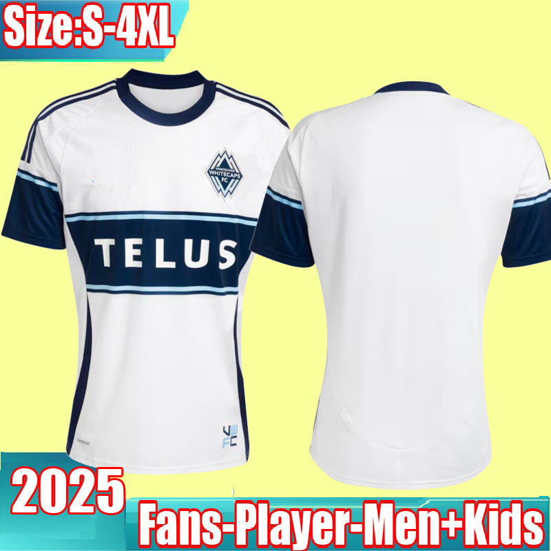 2025 Vancouver Soccer jerseys Whitecaps home away 25 26 NELSON football shirt thailand quality