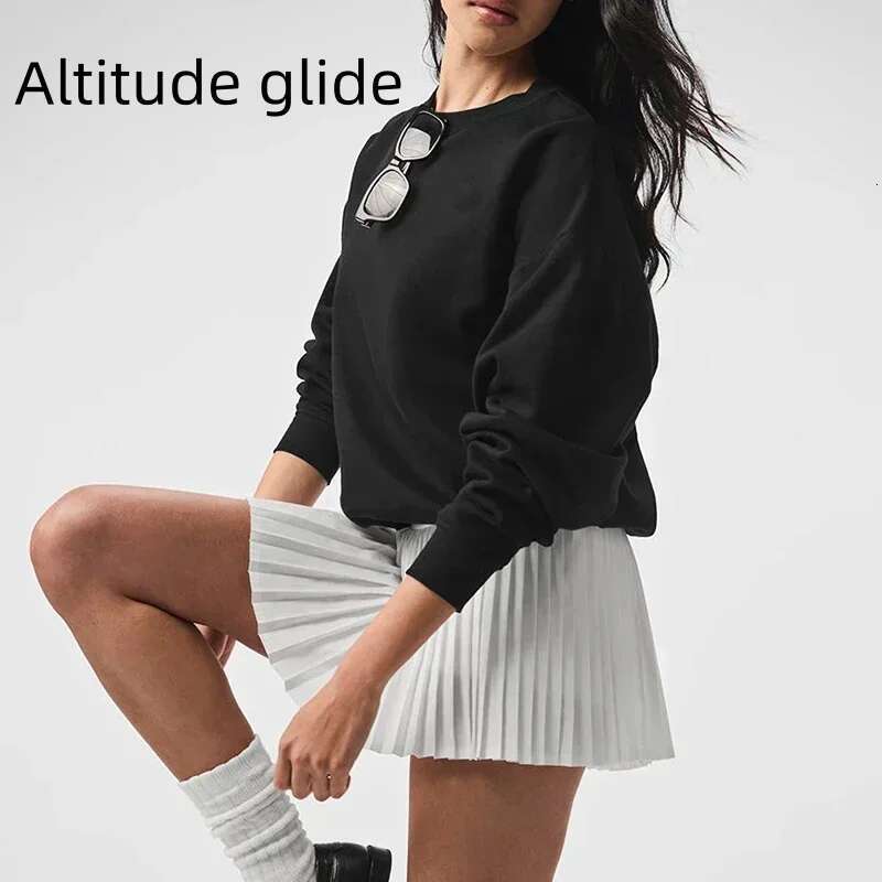 Crew Neck Pullover Unisex Style Autumn Winter Soft Yoga Sports Top Women's original yoga sweatshirt