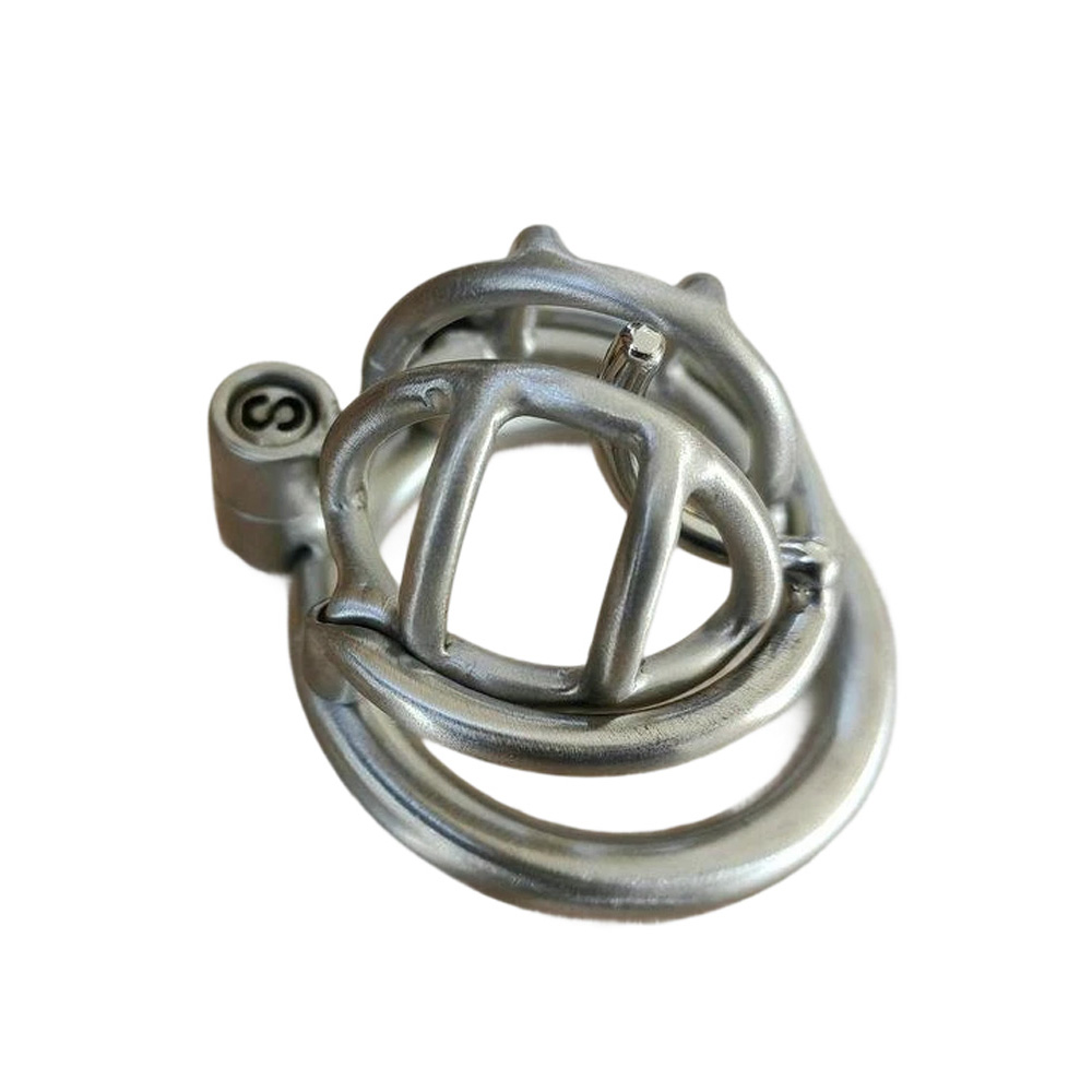 PA Chastity Devices Male Cage Customizable Short Chastity Small Stainless Steel Bird Cage Customization Cbt Kyskhetsbur Kafig Stahl New S Screw