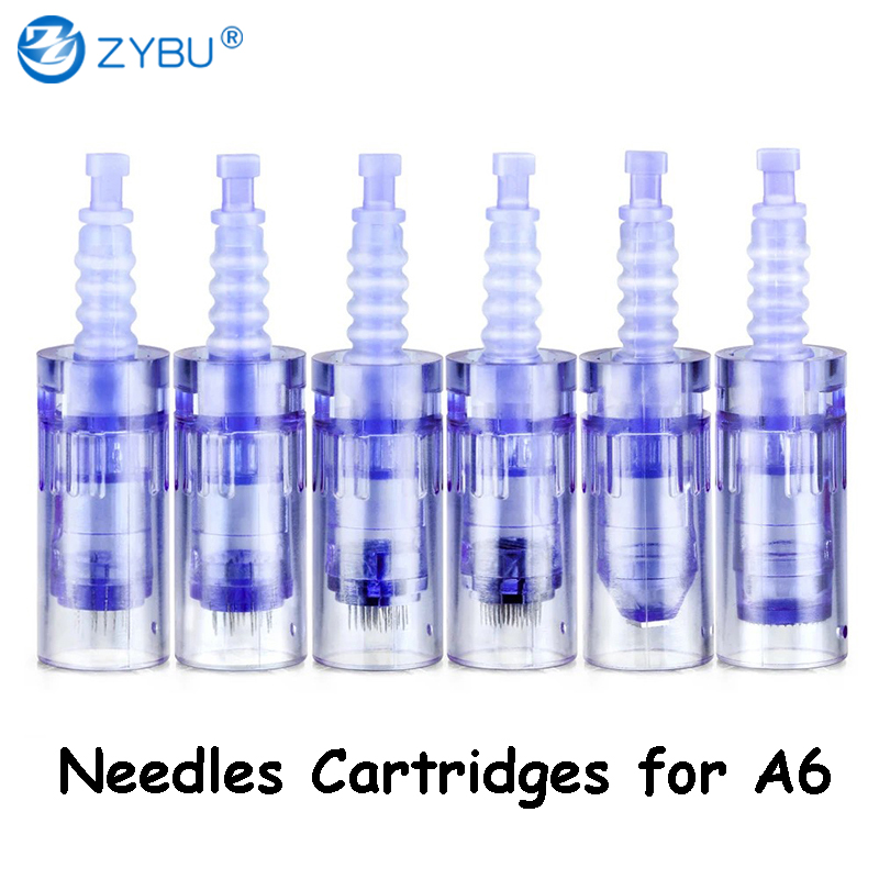 A6 Dr Pen Cartridge Needle Bayonet Tattoo Needles Microneedling Mesotherapy 1 3 5 7 PMU Use 9pin 12pin 36pin 42pin 3D 5D Round Nano MTS Therapy Dermap