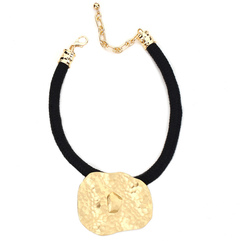Statement Vintage Necklace with Geometric Pendant Girl Trendy Wedding Party Jewelry