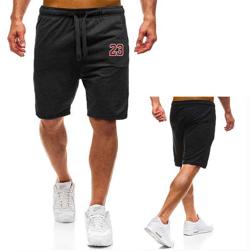 23 Creativity PrintMen Thin Sports Running ShortsSummer Jogging Workout Short PantsDrawstring With Pockets Man Casual ShortsXJ250213