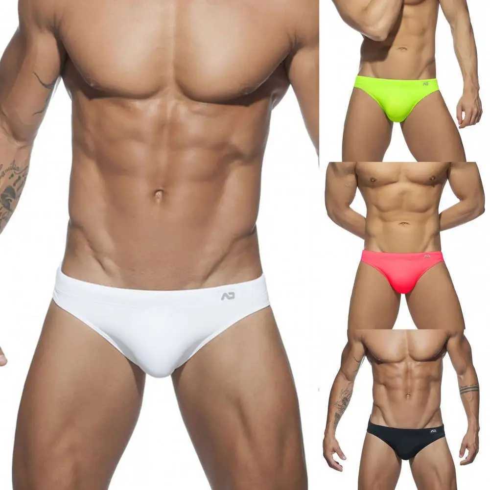 Breathable Trendy Low Waist Summer Men Swimwear Thong Men Swimwear Elastic for Water Sports W250214