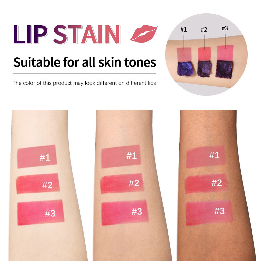 Peel Off Lip Stain Reveal Long Lasting Waterproof Pink Lip Tint Transfer Proof Non-stick Cup Natural Lip Stain Womens Cosmetics 250214