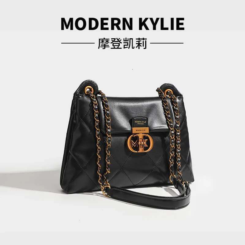 2024 New Simple Fashion Shoulder Broadband Women's Handbag PU Leather Crossbody Bag