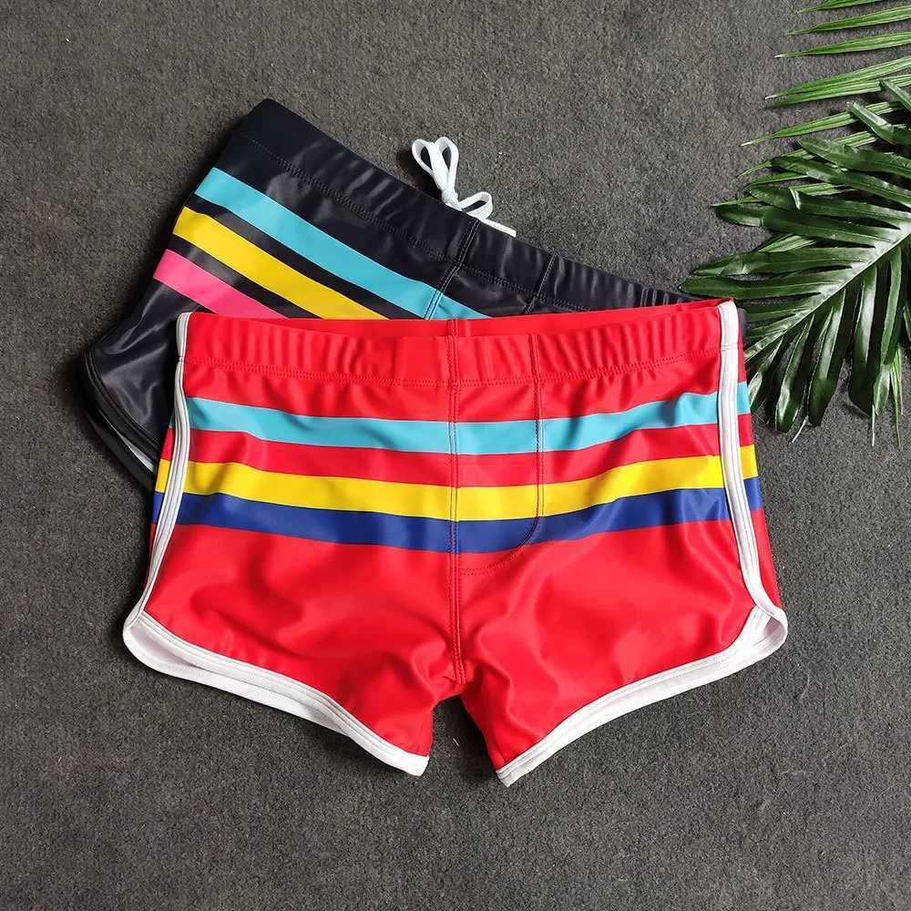 Swimwear Men Strip Swim Briefs Boxer Sexy Surfing Board Shorts Beach Trunks Quick Dry Swimsuits Bathing Suits Bikini Underwear W250214