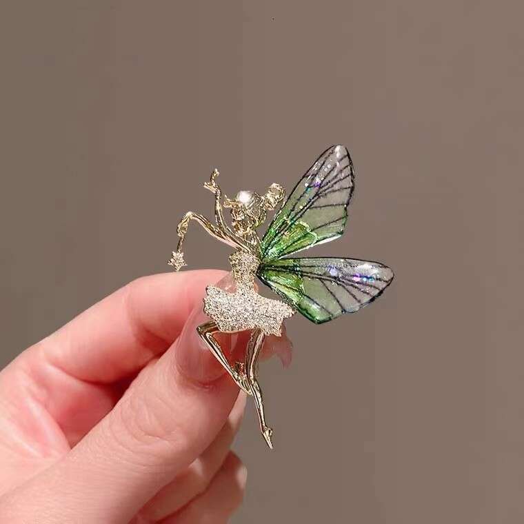 New Angel Wings brooch High end Dance Girl Coat Breast wer Creative Pin Clothing Accessories