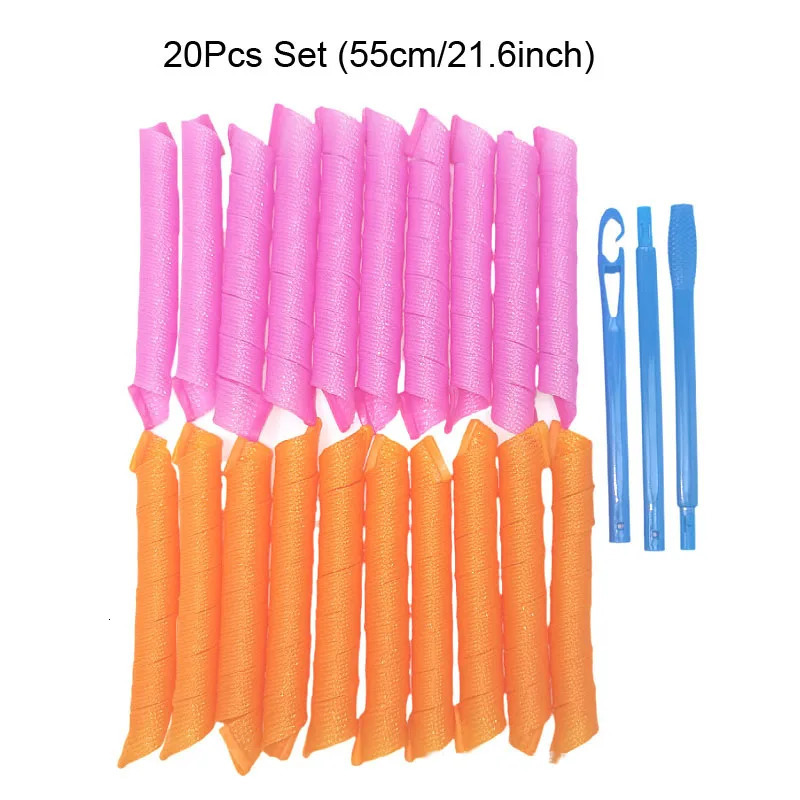 20Pcs Set Portable Magic Hair Curler Wave Formers Hair Styling Accessories Hair Styling Tool DIY Hair Rollers 250214