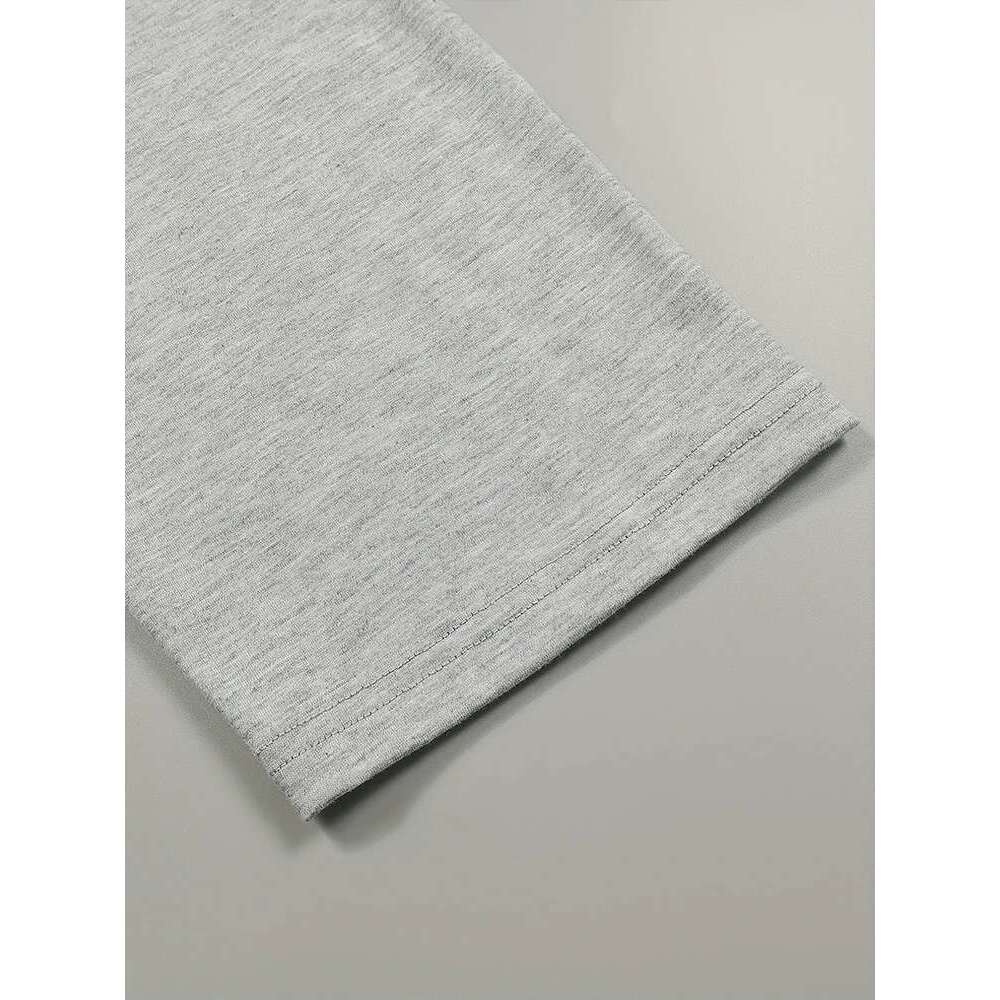 Plus Size Women's Fashion Letter Round Neck T-Shirt Long Sleeve Loose Casual Tops Autumn Best Choice