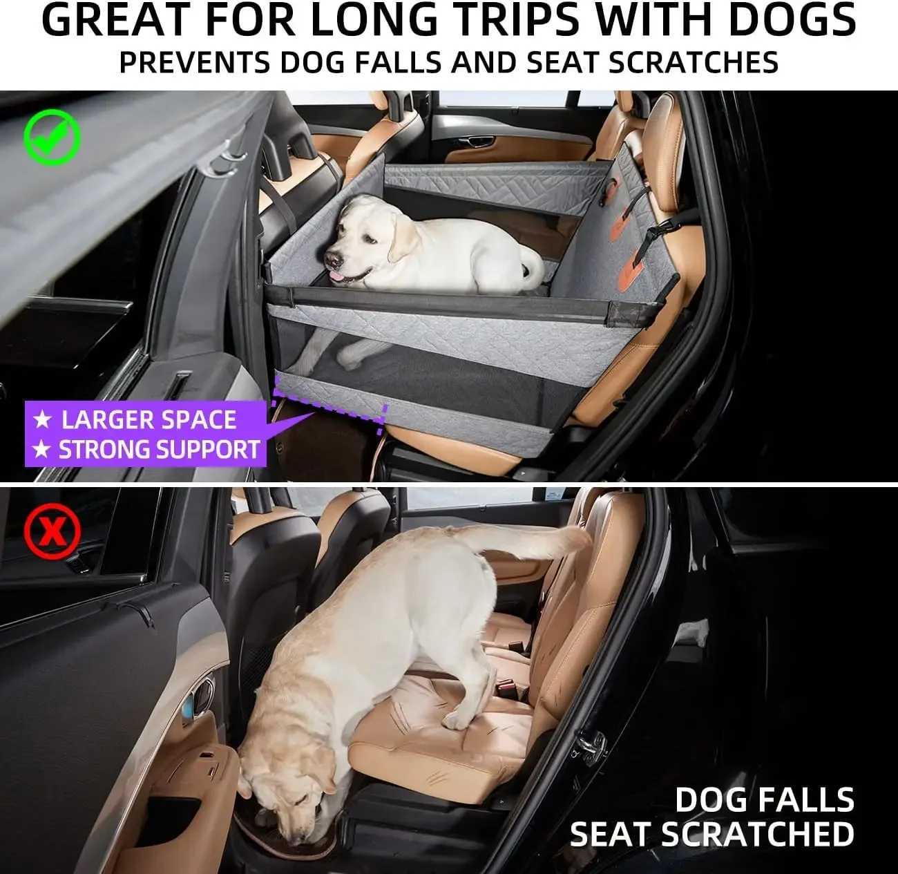 Others Dog Carrier Travel Dog Car Seat Cover Waterproof Pet Dog Carriers Bag Cat Transport Hammock Dog Car Seat Basket for Small Medium Dogs Bag H2502