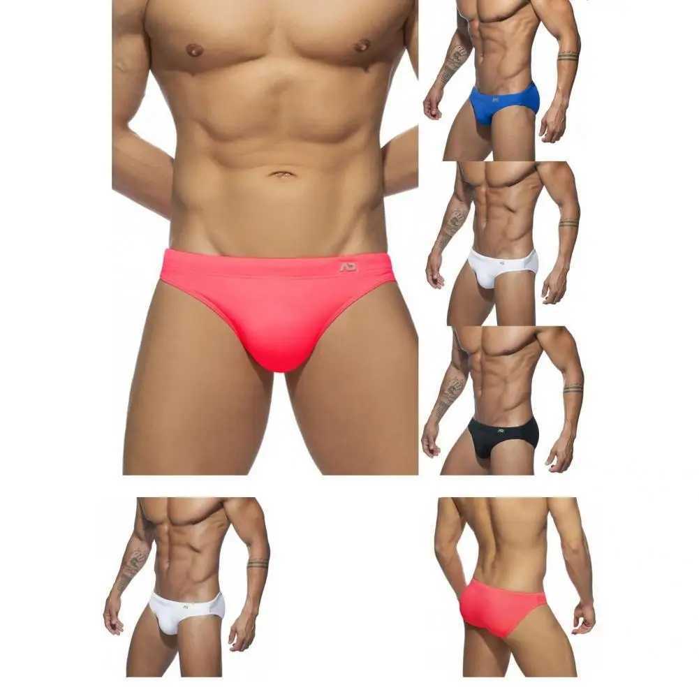 Breathable Trendy Low Waist Summer Men Swimwear Thong Men Swimwear Elastic for Water Sports W250214