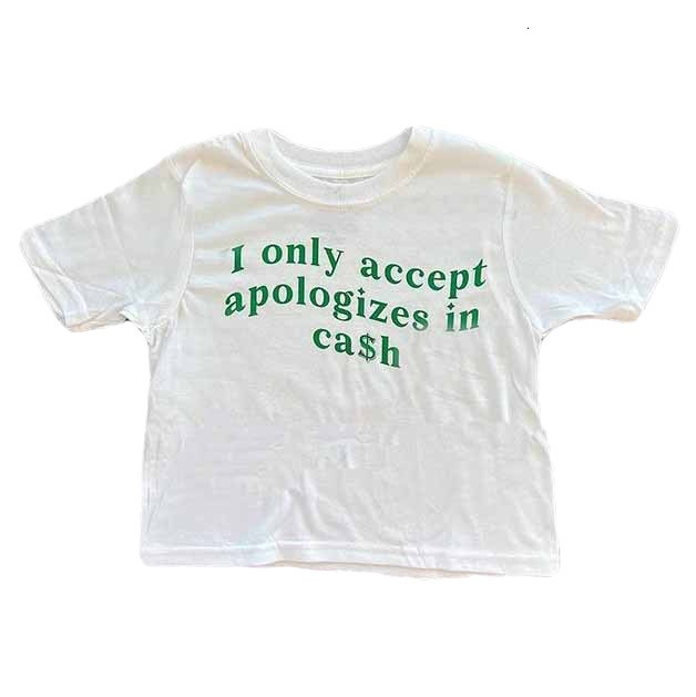 Designer New Printed Short Sleeved T-shirt With Slit And Slim Fit Round Neck Basic Casual Top