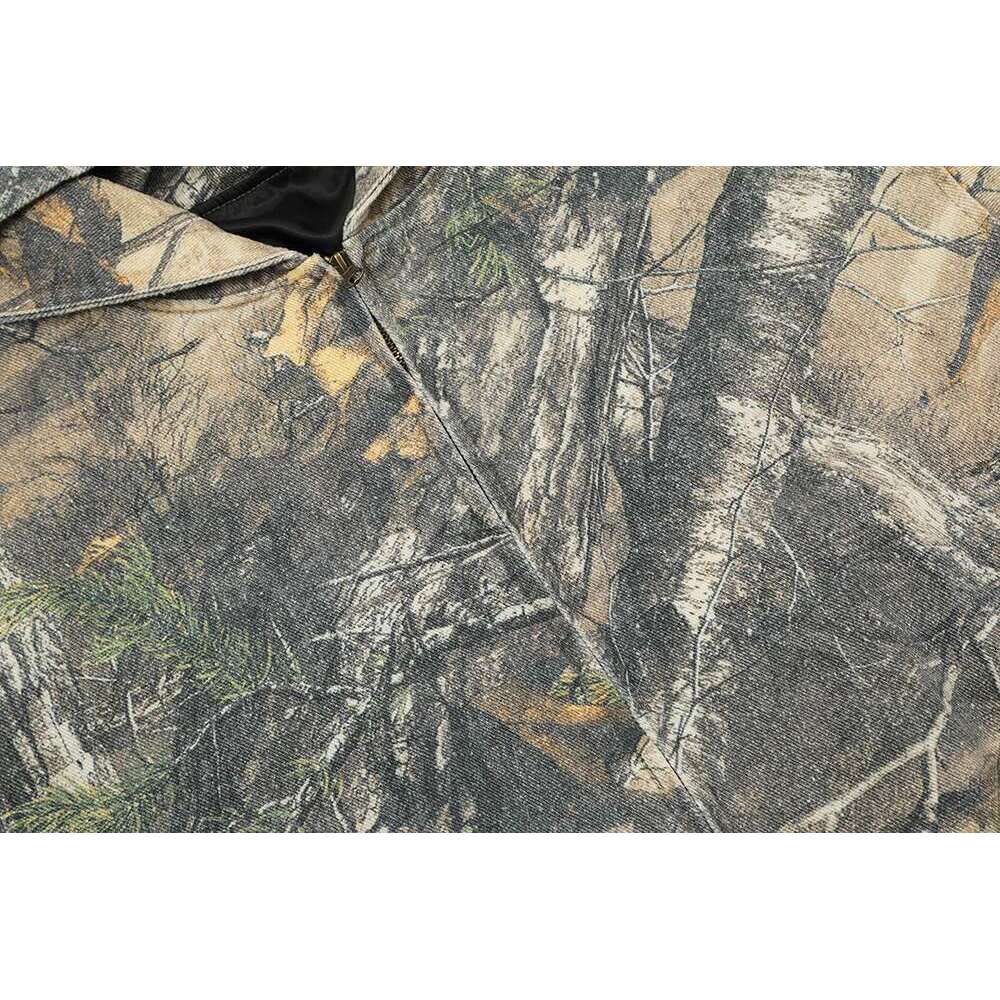 Streetwear Camouflage Zipper Hooded Jacekt For Men And Women Ropa Hombre Windbreaker Coat Oversized Autumn Outwear Clothes