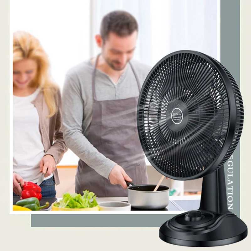 Fans Solar Energy Electric Fan AC/DC Rechargeable Table Fan Outdoor 10000mAH battery Home Office Cooling Air Fan Household Desk w250324