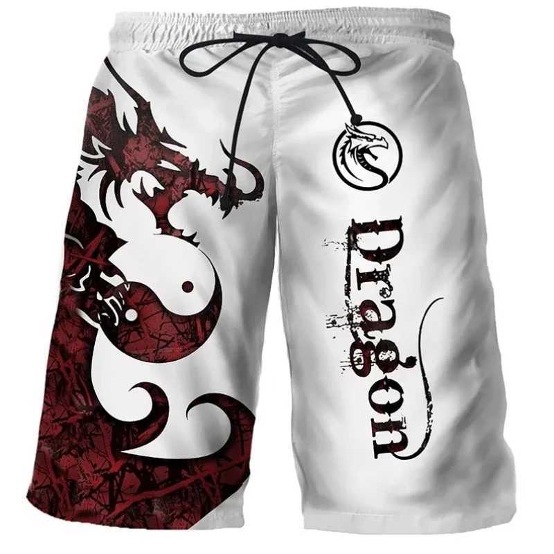 Tiger Lion Wolf Hawaiian Mens Male Jogger Mens Designer Shorts Quick Dry Beach Summer Sports Gym Sexy Bodybuilding Pour HommeXJ250213