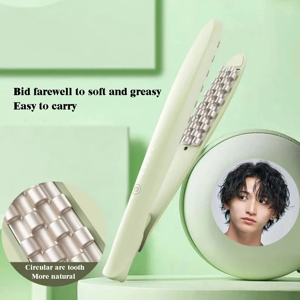 Fluffy Curling Iron Corn Beard Grid Splint Electric Hair Root Negative Ion Curler Hair Styling Tools 250213