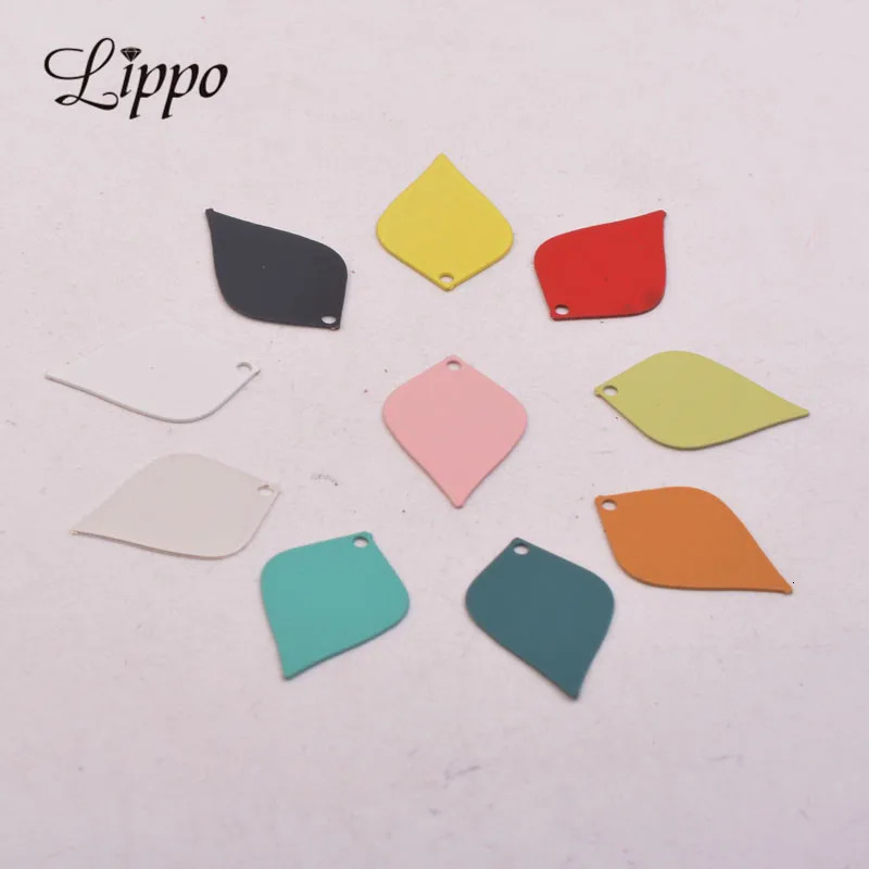 100pcs AC10659 12*18mm Brass Small Shape Charms Smooth Pendant 250214
