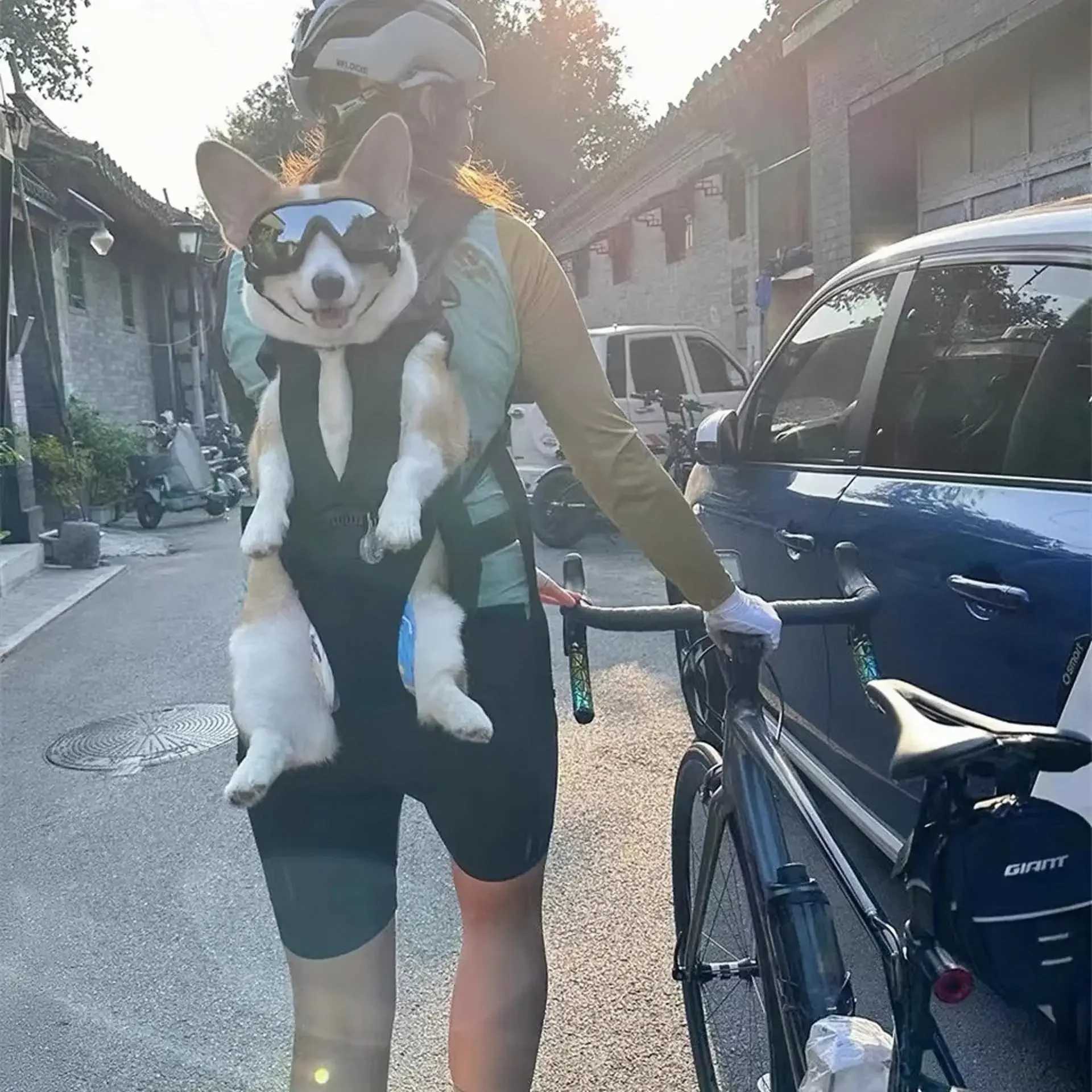 Others Dog Carrier High quality Dog Carrier Backpack Adjustable Pet Carriers Front Facing motorcycle pet backpack Puppy Travel Bag Cycling Pet bag H25